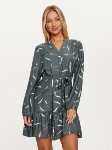 Vero Moda Sukienka codzienna Jessi 10317440 Zielony Regular Fit. Zielone kombinezony Vero Moda, xl, bez wzorów, z wiskozy, bez kołnierzyka, bez ramiączek. Za 179,99 zł.