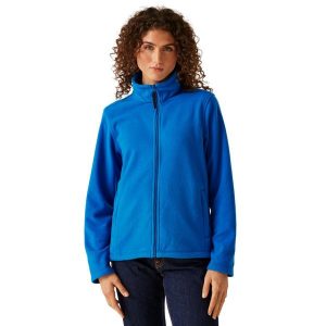 Damska Bluza Polarowa Micro Z Pełnym Zamkiem Błyskawicznym. Niebieskie kurtki Regatta, na zimę, l, bez wzorów, z polaru, bez kaptura. Za 98,99 zł.