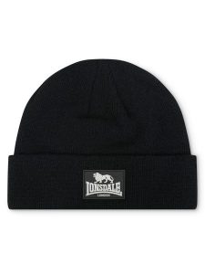 Czapka Lonsdale Dalston. Czarne czapki Lonsdale, bez wzorów, z dzianiny, klasyczne. Za 118,50 zł.
