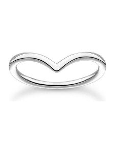 Thomas Sabo Srebrny pierścionek rozmiar: 60. Szare pierścionki Thomas Sabo, srebrne. Za 73,95 zł.