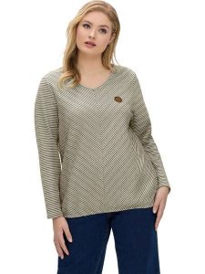 WITT WEIDEN Bluzka w kolorze khaki rozmiar: 44. Brązowe bluzki WITT WEIDEN, bez wzorów, bez kołnierzyka, bez ramiączek. Za 30,99 zł.