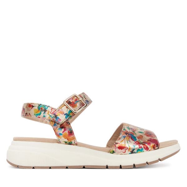 Sandały Caprice. Sandały Caprice, bez wzorów, bez obcasa, na płaskiej podeszwie, bez zapięcia. Za 339,99 zł.