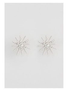 U.S. Polo Assn. Kolczyki-wkrętki z kryształami rozmiar: onesize. Białe kolczyki U.S. Polo Assn., z kryształem, metalowe. Za 56,99 zł.