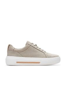 Clarks Skórzane sneakersy "Hollyhock Walk" w kolorze szarym rozmiar: 41. Szare trampki Clarks, bez wzorów, bez zapięcia. Za 303,06 zł.