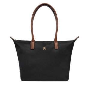 Torebka Tommy Hilfiger. Czarne shopper bag TOMMY HILFIGER, bez wzorów, bez dodatków. Za 429,99 zł.