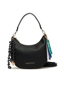 Valentino Torebka Ryta Re VBS9UI07 Czarny. Czarne torebki klasyczne Valentino, bez wzorów, ze skóry, bez dodatków. Za 609,99 zł.