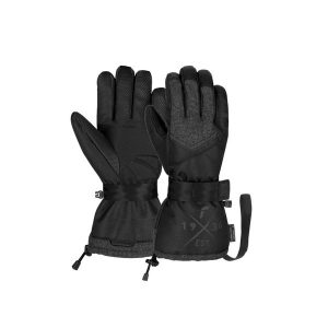 Reusch Baseplate R-TEX® XT. Czarne rękawiczki REUSCH, bez wzorów. W wyprzedaży za 288,50 zł.