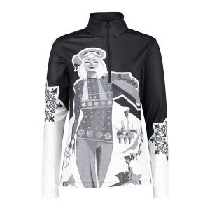 Golf damski narciarska CMP. Czerwone golfy CMP, bez wzorów. W wyprzedaży za 230,99 zł.