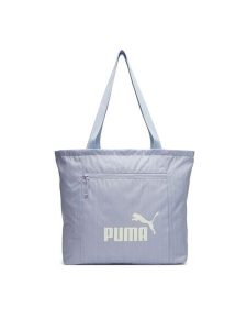 Puma Torebka Base Shopper 913450 Fioletowy. Fioletowe shopper bag Puma, bez wzorów, z materiału, bez dodatków. Za 129,99 zł.