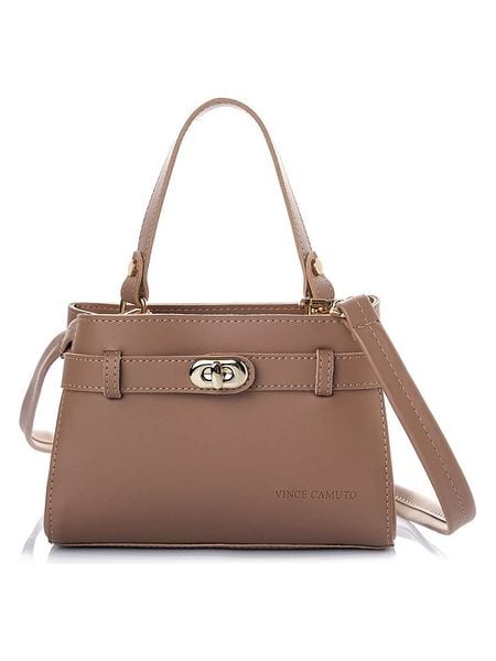 Vince Camuto Torebka "Lecce" w kolorze jasnobrązowym - 20 x 15 x 11 cm rozmiar: onesize. Brązowe torebki klasyczne Vince Camuto, bez wzorów, z materiału, bez dodatków. Za 146,28 zł.