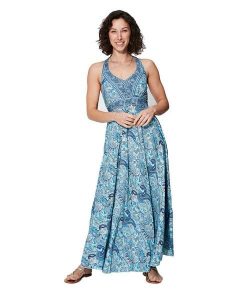 Ipanima Sukienka w kolorze błękitnym rozmiar: 34/36. Niebieskie sukienki Ipanima, bez wzorów, klasyczne, bez kołnierzyka, bez ramiączek, maxi, rozkloszowane. Za 74,99 zł.