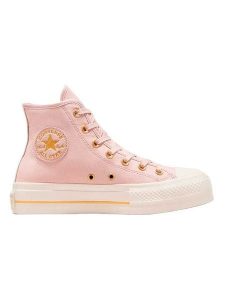 Converse Sneakersy "Chuck Taylor Lift" w kolorze jasnoróżowym rozmiar: 38. Różowe trampki Converse, bez wzorów, za kostkę, bez zapięcia. Za 298,67 zł.