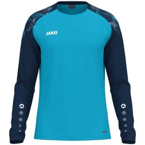 Dżersej z długim rękawem Jako Sonic. Niebieskie swetry klasyczne JAKO, na zimę, z dżerseju, bez kołnierzyka. Za 312,00 zł.