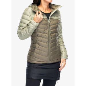 Kurtka puchowa damska Columbia Westridge Hooded Down Jacket. Zielone kurtki Columbia, s, bez wzorów, z puchu, bez kaptura. Za 497,99 zł.