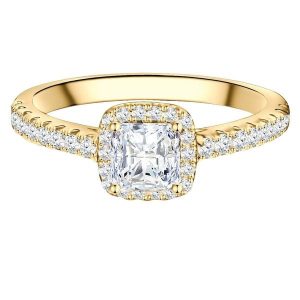 Trilani Pierscionek aus Sterling Silber in Gelbgold mit Zirkonia Pierścionki 1 ct Damski. Białe pierścionki Trilani, z cyrkonią, pozłacane. Za 259,99 zł.