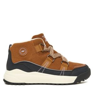 Botki Skechers. Białe botki Skechers, bez wzorów, bez obcasa, na płaskiej podeszwie, bez zapięcia. Za 319,99 zł.