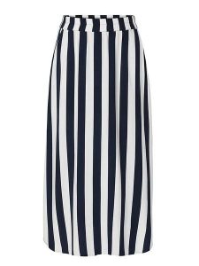 TATUUM Spódnica "Katia" w kolorze granatowo-białym rozmiar: 42. Niebieskie spódnice Tatuum, na co dzień, s, bez wzorów, z wiskozy, klasyczne, midi. Za 145,60 zł.