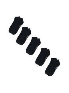 Sprandi Skarpety krótkie 0MB-001-AW23 (5-pack) Czarny. Czarne skarpetki Sprandi, bez wzorów, z bawełny. Za 49,99 zł.