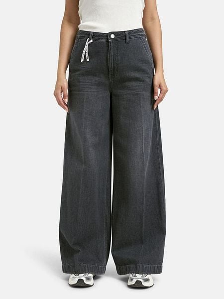 Smith & Soul Dżinsy - Comfort fit - w kolorze antracytowym rozmiar: W33. Czarne jeansy Smith & Soul, bez wzorów, z bawełny, z podwyższonym stanem. Za 195,99 zł.