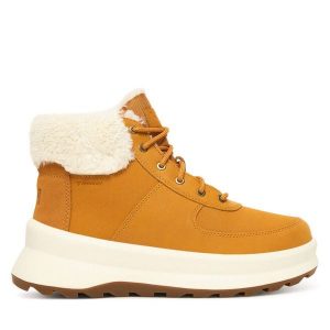 Śniegowce Helly Hansen. Brązowe buty zimowe Helly Hansen, bez obcasa, bez zapięcia. Za 699,99 zł.