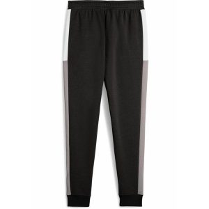 Młodzieżowe spodnie dresowe Essentials Block PUMA Black. Czarna spodnie dresowe Puma, m, bez wzorów, z dresówki. W wyprzedaży za 99,00 zł.
