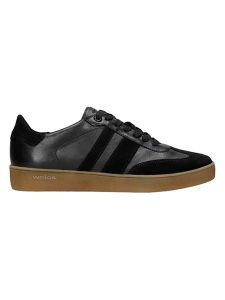 Wojas Skórzane sneakersy w kolorze czarnym rozmiar: 40. Czarne trampki Wojas, bez wzorów, bez zapięcia. Za 298,67 zł.