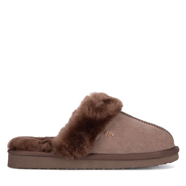 Kapcie MEXX. Brązowe kapcie Mexx, bez wzorów. Za 219,99 zł.