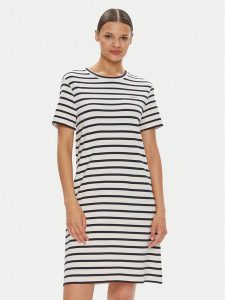 Gant Sukienka codzienna 4200831 Granatowy Regular Fit. Niebieskie kombinezony GANT, na co dzień, s, bez wzorów, z wiskozy, bez kołnierzyka, bez ramiączek, proste. Za 469,99 zł.