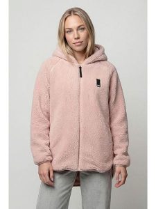 Alife and kickin Kurtka pluszowa "Dominique" w kolorze jasnoróżowym rozmiar: S. Różowe kurtki Alife and Kickin, s, bez wzorów, bez kaptura. Za 130,99 zł.