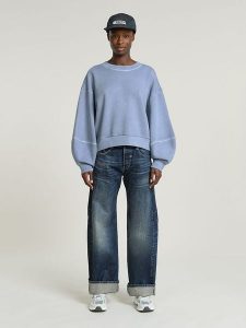 G-Star Bluza w kolorze błękitnym rozmiar: S. Niebieskie bluzy G-Star, s, bez wzorów, z bawełny, bez kaptura. Za 219,60 zł.