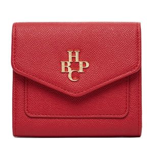 Portfel Beverly Hills Polo Club. Czerwone portfele Beverly Hills Polo Club, bez wzorów. Za 59,99 zł.