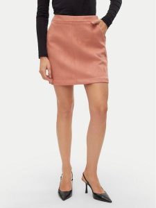 Vero Moda Spódnica mini Donnadina 10210430 Różowy Regular Fit. Czerwone spódnice Vero Moda, xs, bez wzorów, z syntetyku, mini. Za 89,99 zł.