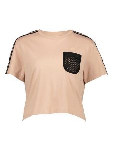 Adidas Koszulka w kolorze jasnoróżowym rozmiar: 44. Różowe bluzki ADIDAS, bez wzorów, bez kołnierzyka, bez ramiączek. Za 48,28 zł.