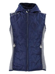 Peak Mountain Kamizelka polarowa "Antilope" w kolorze granatowym rozmiar: L. Niebieskie kamizelki Peak Mountain, l, bez wzorów, z polaru, bez kołnierzyka, bez ramiączek, bez kaptura. Za 109,52 zł.