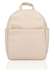 Bellicci Skórzany plecak "Kassidy" w kolorze beżowym - 23 x 29,5 x 8,5 cm rozmiar: onesize. Brązowe plecaki Bellicci. Za 304,99 zł.