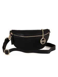 Mia Tomazzi Skórzana saszetka "Perugino" w kolorze czarnym - 23 x 13 x 2 cm rozmiar: onesize. Czarne nerki i saszetki Mia Tomazzi, bez wzorów, z materiału. Za 179,64 zł.