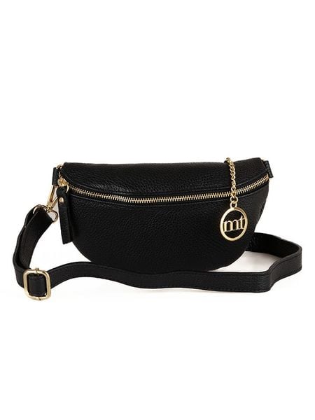 Mia Tomazzi Skórzana saszetka "Perugino" w kolorze czarnym - 23 x 13 x 2 cm rozmiar: onesize. Czarne nerki i saszetki Mia Tomazzi, bez wzorów, z materiału. Za 165,99 zł.