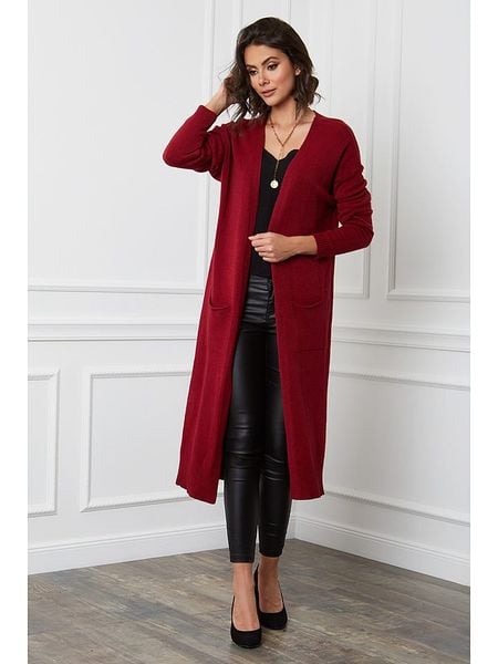 Joséfine Kardigan "Balle" w kolorze bordowym rozmiar: S. Czerwone kardigany Joséfine, z kaszmiru. Za 165,99 zł.