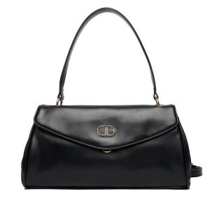 Torebka TWINSET. Czarne torebki klasyczne Twinset, bez wzorów, bez dodatków. Za 569,99 zł.