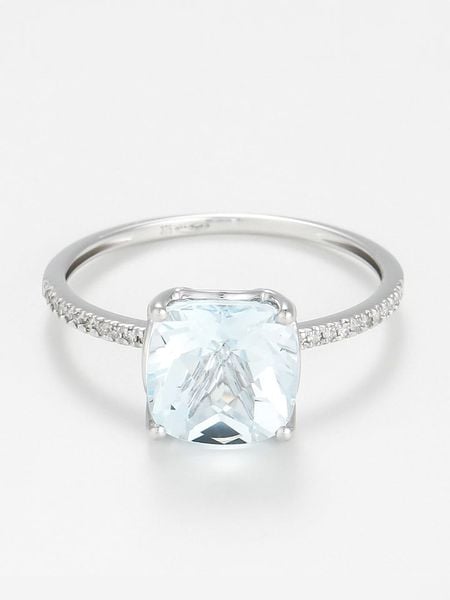 ATELIER DU DIAMANT Złoty pierścionek "Derya" z diamentami rozmiar: 54. Szare pierścionki ATELIER DU DIAMANT, z diamentem, złote. Za 1 740,95 zł.