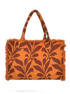 BLE Shopper bag w kolorze pomarańczowym - 58 x 32 cm rozmiar: onesize. Pomarańczowe shopper bag BLE, bez wzorów, z materiału, na ramię, bez dodatków. Za 51,95 zł.