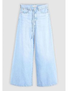 Levi's Dżinsy - Comfort fit - w kolorze błękitnym rozmiar: W31/L32. Niebieskie jeansy Levi's®, z aplikacjami, z tkaniny, z podwyższonym stanem. Za 272,31 zł.