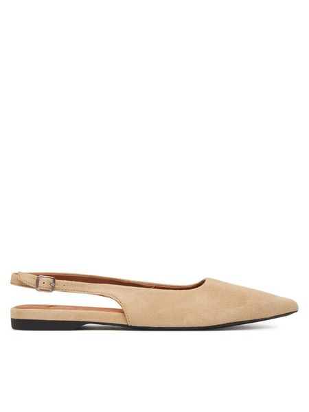 Vagabond Shoemakers Baleriny Hermine 5733-140-11 Beżowy. Brązowe balerinki Vagabond Shoemakers, bez wzorów, ze skóry, bez obcasa, bez zapięcia. Za 426,99 zł.