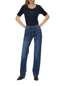 S.Oliver Koszulka w kolorze granatowym rozmiar: 42. Niebieskie bluzki s.Oliver, s, bez wzorów, bez kołnierzyka, bez ramiączek. Za 61,02 zł.