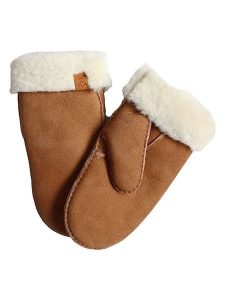 Kaiser Naturfellprodukte Wełniane rękawiczki w kolorze jasnobrązowym rozmiar: 10. Brązowe rękawiczki Kaiser Naturfellprodukte, bez wzorów, z materiału. Za 213,69 zł.