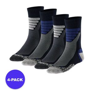 Skarpety do chodzenia unisex – Multi Blue – 4 pary. Niebieskie skarpetki XTREME, bez wzorów, z elastanu. Za 185,79 zł.