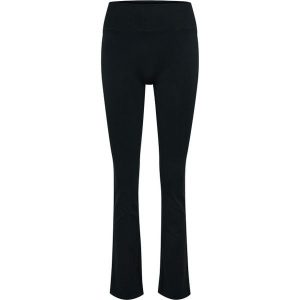 Damskie legginsy Hummel Hiit Seamless Flare. Czarne legginsy Hummel, bez wzorów, długie. Za 273,00 zł.