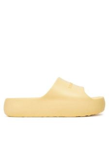 Tommy Jeans Klapki Tjw Chunky Pool Slide Ess EN0EN02879 Żółty. Żółte klapki Tommy Jeans, bez wzorów, z jeansu, bez obcasa. Za 159,99 zł.