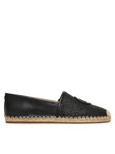 MICHAEL Michael Kors Espadryle Kenzie Espadrille 40S6KZFP2D Czarny. Czarne espadryle MICHAEL Michael Kors, bez wzorów, ze skóry, bez obcasa. Za 569,99 zł.