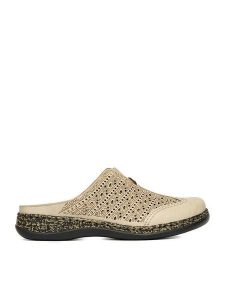 Rieker Klapki CEO-46376-60 Beżowy. Brązowe klapki Rieker, bez wzorów, ze skóry, bez obcasa. Za 329,99 zł.